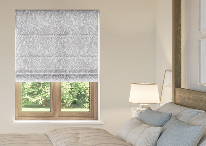 Acoustic Velvet, Dove Grey - Roman Blind - Image 3